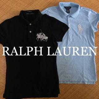 ラルフローレン(Ralph Lauren)のラルフローレン　レディース ガールズ　ポロシャツ  2枚組　ピッグポニー　ビーズ(ポロシャツ)