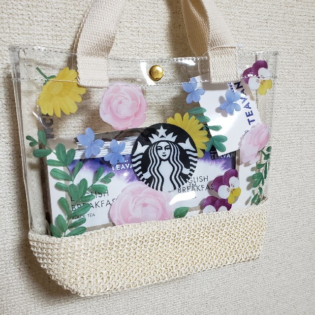 Starbucks Coffee(スターバックスコーヒー)のスターバックス ティバーナトートバッグ  食品/飲料/酒の飲料(茶)の商品写真