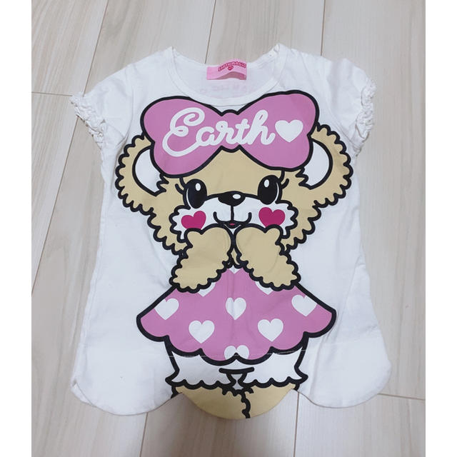 EARTHMAGIC(アースマジック)のアースマジック♡Tシャツ 120 キッズ/ベビー/マタニティのキッズ服女の子用(90cm~)(Tシャツ/カットソー)の商品写真