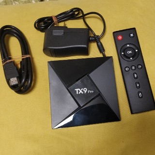 【中古】TV-BOX TX9 PRO Android TV 付属品有 箱無し(テレビ)