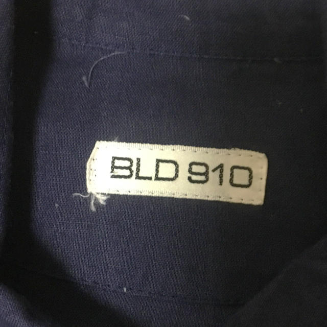 BLD910 ヴィンテージ半袖麻シャツ Lサイズ　美品