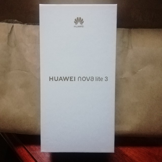 HUAWEI nova lite 3 新品 ブルースマホ/家電/カメラ