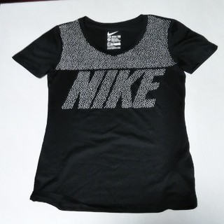 ナイキ(NIKE)のNIKE スポーツTシャツ(黒)(Tシャツ(半袖/袖なし))