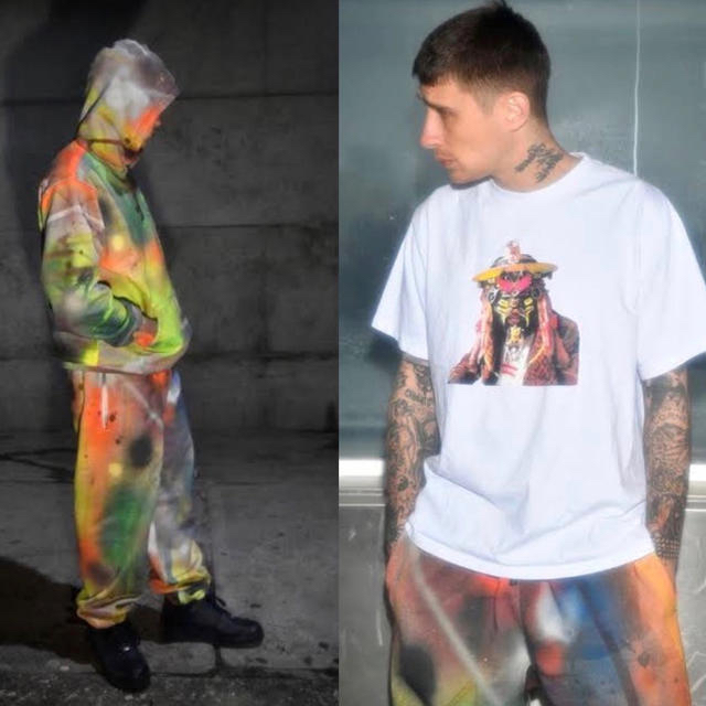 新品Supreme ラメルジー コラボスウェットパーカーS グラフィティー