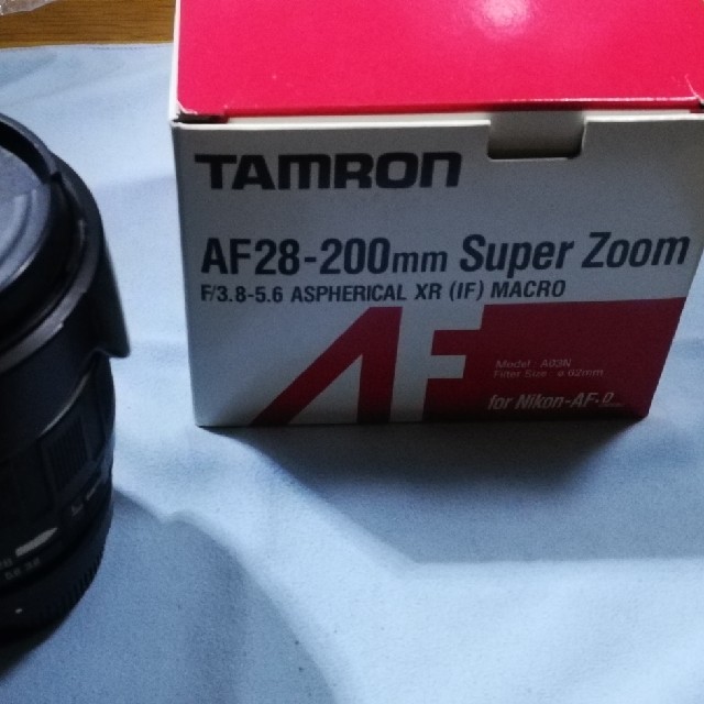 TAMRON(タムロン)の【ジャンク】TAMRON AF28-200mm F3.8-5.6 スマホ/家電/カメラのカメラ(レンズ(ズーム))の商品写真