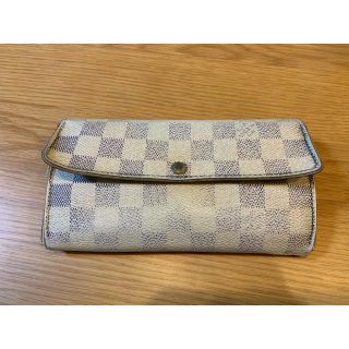 ルイヴィトン(LOUIS VUITTON)のルイヴィトン　ダミエ　アズール　刻印・傷汚れアリ(財布)