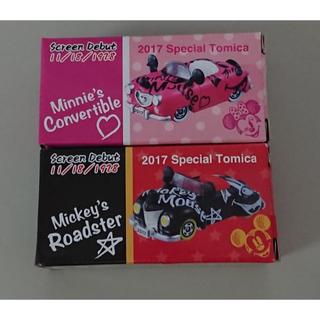 ミッキーマウス(ミッキーマウス)の【未開封】 ミッキー ミニー トミカ 2017 ロードスター コンバーチブル(ミニカー)