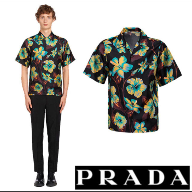 PRADA(プラダ)のPRADA アロハシャツ　美品 メンズのトップス(シャツ)の商品写真