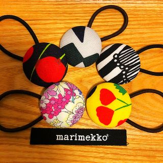 マリメッコ(marimekko)のヘアゴム  訳あり(ヘアアクセサリー)