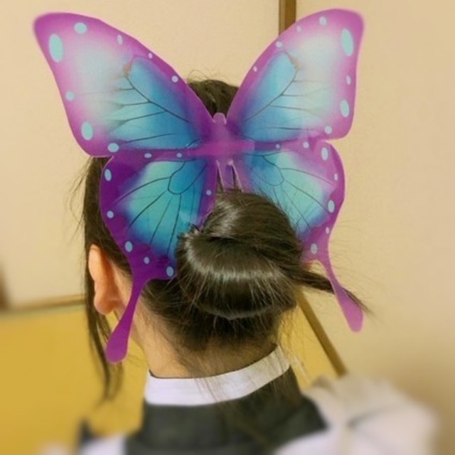 胡蝶しのぶイメージ髪飾り10 ヘアピン 鬼滅ノ刃  コスプレ エンタメ/ホビーのコスプレ(小道具)の商品写真