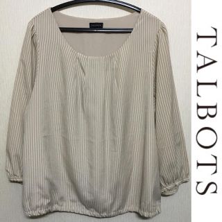 タルボット(TALBOTS)のTALBOTS チュニック タルボット 大きいサイズ カットソー ストライプ(カットソー(長袖/七分))