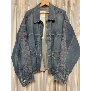 doublet 20ss CHAOS EMBROIDERY HEMP DENIM(Gジャン/デニムジャケット)