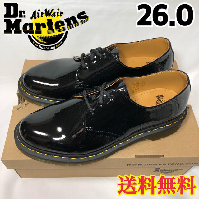 【新品】ドクターマーチン 1461 3ホール パテント ブラック 26.0