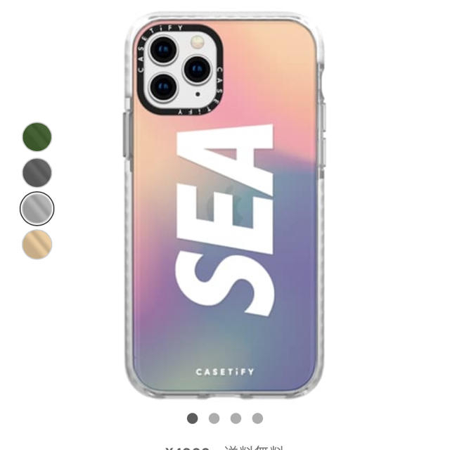 wind and sea × casetify iPhone11Pro オーロラ CASETiFY &WIND AND SEA iPhone11pro MAX