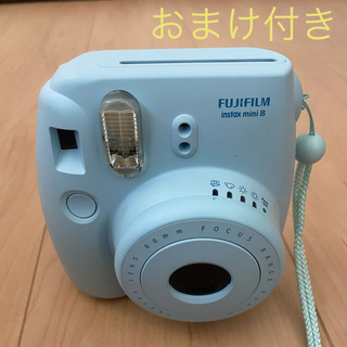 フジフイルム(富士フイルム)のチェキ instax mini8  blue(フィルムカメラ)