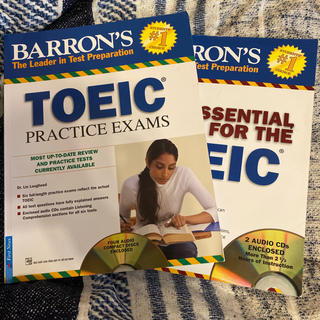 TOEIC BARRON’S 問題集と600の必須単語　2冊セット(語学/参考書)