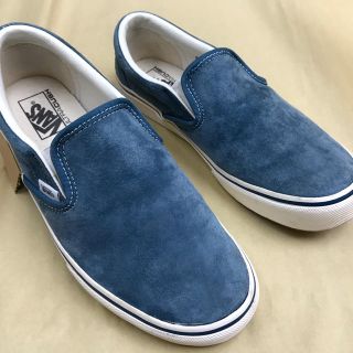 ヴァンズ(VANS)のVANS スリッポン　ライトブルー　スェード製　26.5cm(スニーカー)