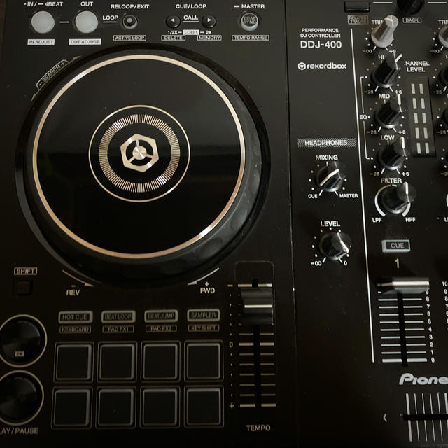 Pioneer(パイオニア)のPioneer ddj400 Record box 楽器のDJ機器(DJコントローラー)の商品写真