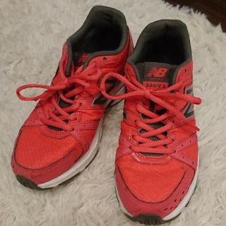 ニューバランス(New Balance)のニューバランス★ランニングシューズ★23センチ★ピンク2E★360v3(スニーカー)