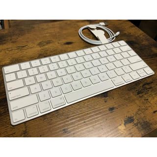 アップル(Apple)のMagic Keyboard2 US 充電ケーブル付【HONG様専用】(PC周辺機器)