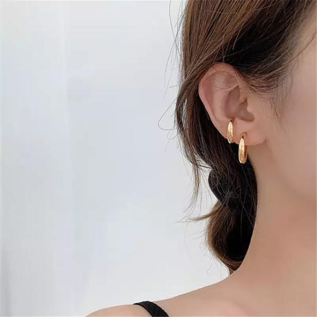 DEUXIEME CLASSE(ドゥーズィエムクラス)のcurve pierce ◯sv925 post & 18k coating レディースのアクセサリー(ピアス)の商品写真