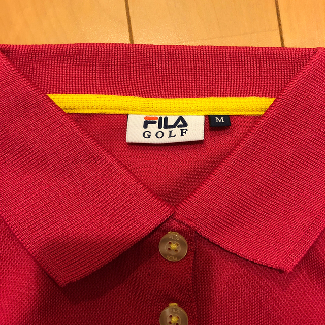 FILA(フィラ)のゴルフウェア　FILA フィラ　ポロシャツ　Mサイズ スポーツ/アウトドアのゴルフ(ウエア)の商品写真