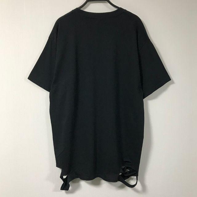 【新品 未使用】SC.L ダメージ 半袖 Tシャツ(black) メンズのトップス(Tシャツ/カットソー(半袖/袖なし))の商品写真