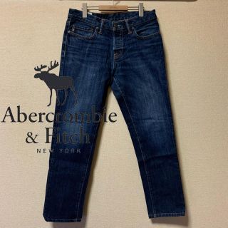 アバクロンビーアンドフィッチ(Abercrombie&Fitch)の【極美品】Abercrombie&Fitch インディゴスキニーデニム(デニム/ジーンズ)