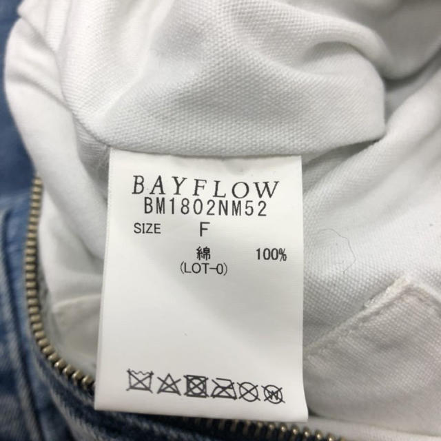 BAYFLOW(ベイフロー)のBAYFLOW ベイフロー インディゴ デニム スター コンチョ  レディースのバッグ(トートバッグ)の商品写真