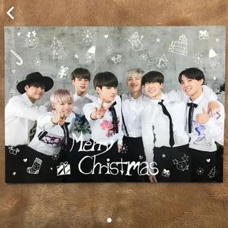 ボウダンショウネンダン(防弾少年団(BTS))の【期間限定値下げ】BTS クリスマスメッセージカード（FC限定）(アイドルグッズ)