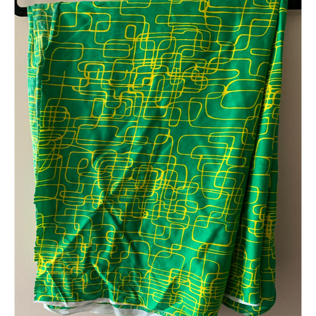 緑×黄色　生地　布 ハンドメイドの素材/材料(生地/糸)の商品写真
