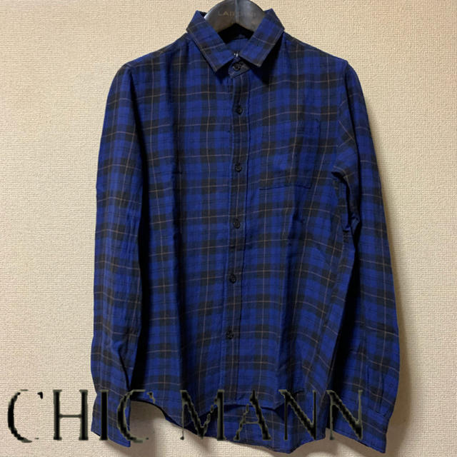 CHIC MANN(チックマン)の【美品】CHIC MANN ネルチェックシャツ 日本製 メンズのトップス(シャツ)の商品写真