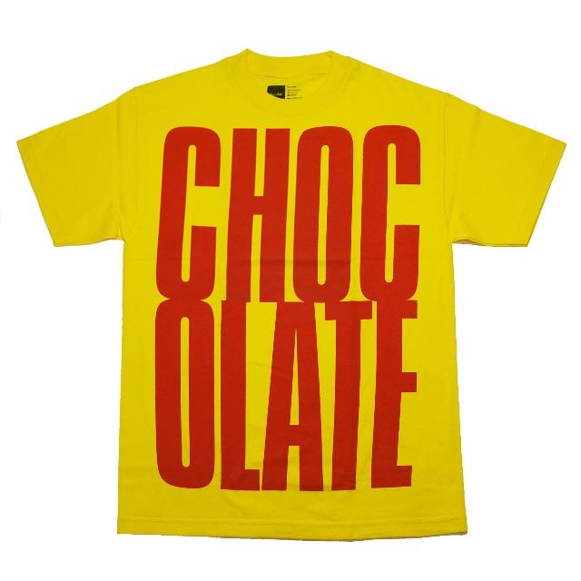 chocolate(チョコレート)の新品 CHOCOLATE BIG LOGO TEE/YELLOW M メンズのトップス(Tシャツ/カットソー(半袖/袖なし))の商品写真