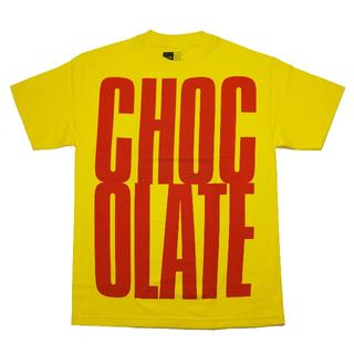 チョコレート(chocolate)の新品 CHOCOLATE BIG LOGO TEE/YELLOW M(Tシャツ/カットソー(半袖/袖なし))