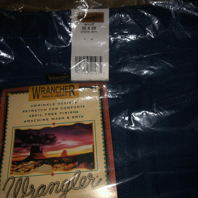 ラングラー wrangler ランチャー　ドレスジーンズ　W30L29 ブルー 2