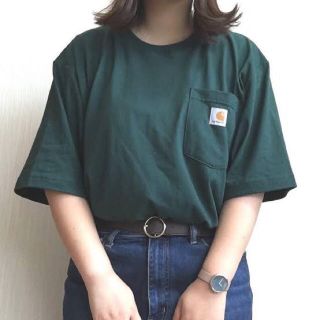 カーハート(carhartt)のカーハート　tシャツ  ハンターグリーン　Mサイズ(Tシャツ(半袖/袖なし))