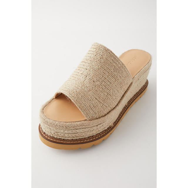 moussy(マウジー)のmoussy / JUTE SOLE WEDGE ミュール レディースの靴/シューズ(サンダル)の商品写真