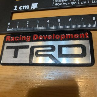 トヨタ(トヨタ)のTRD  トヨタ　エンブレム　アルミ　ステッカー(車外アクセサリ)