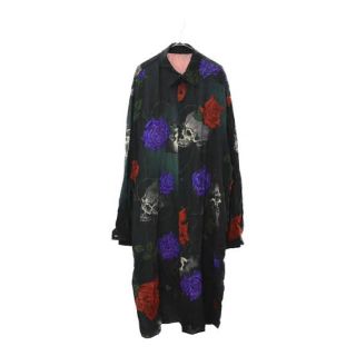 ヨウジヤマモト(Yohji Yamamoto)のヨウジヤマモト　スカルローズ　ロング　シャツ(シャツ)