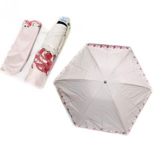 ルルギネス(LULU GUINNESS)の新品 晴雨兼用 日傘 雨傘 折り畳み傘(傘)