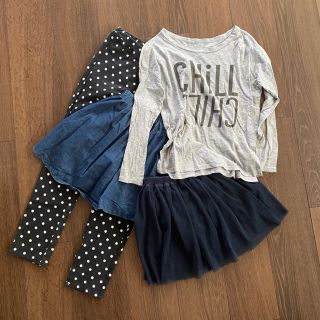 オールドネイビー(Old Navy)のにゃんちさま☆Tシャツ　他　4点セット　130 & 140(スカート)