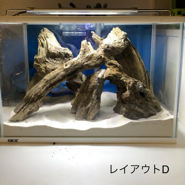 流木 レイアウト - 魚用品