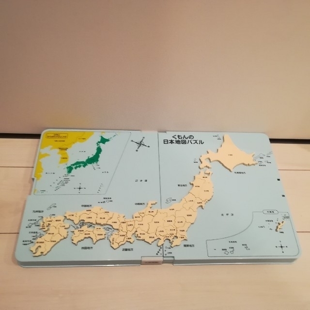 くもんの日本地図パズル キッズ/ベビー/マタニティのおもちゃ(知育玩具)の商品写真