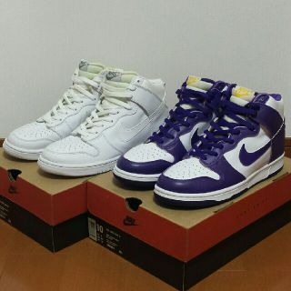 ナイキ(NIKE)の1999 NIKE DUNK HIGH LE【QS1-set】US10(スニーカー)