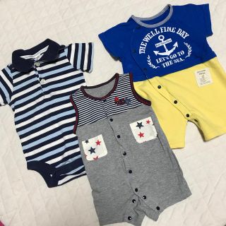 ベビーギャップ(babyGAP)のロンパース　男の子　50 60 70(ロンパース)