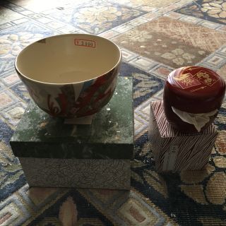 お茶道具 棗（なつめ)と抹茶茶碗(その他)