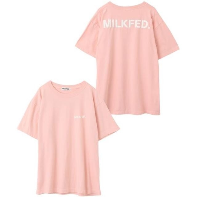 ★新品★ ミルクフェド Tシャツ ピンク色 Mサイズ 定価4400円