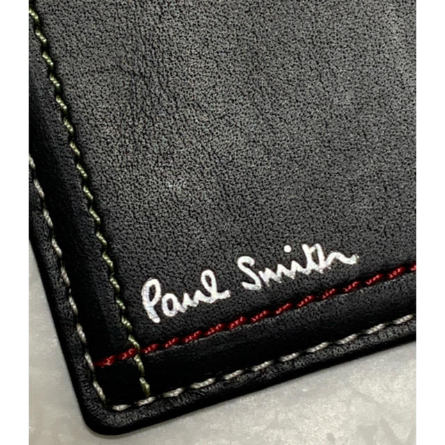Paul Smith(ポールスミス)のほぼ未使用 Paul Smith パスケース ダブルステッチ 牛革 メンズのファッション小物(名刺入れ/定期入れ)の商品写真