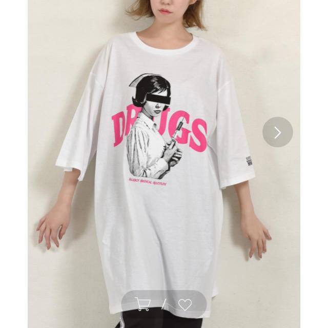 MILKBOY(ミルクボーイ)のMILK BOY / NURSE BIG Tシャツ ミルクボーイ ナース柄　 メンズのトップス(Tシャツ/カットソー(半袖/袖なし))の商品写真