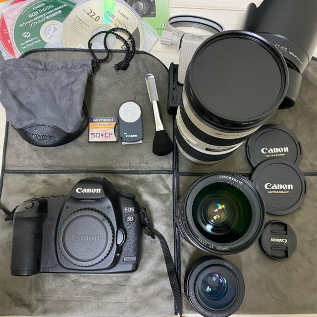 Canon(キヤノン)の【美品】Canon EOS 5D Mark Ⅱ +Ｌレンズ スマホ/家電/カメラのカメラ(デジタル一眼)の商品写真